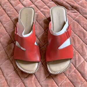 NWT St. John's Bay Red and White Sandal